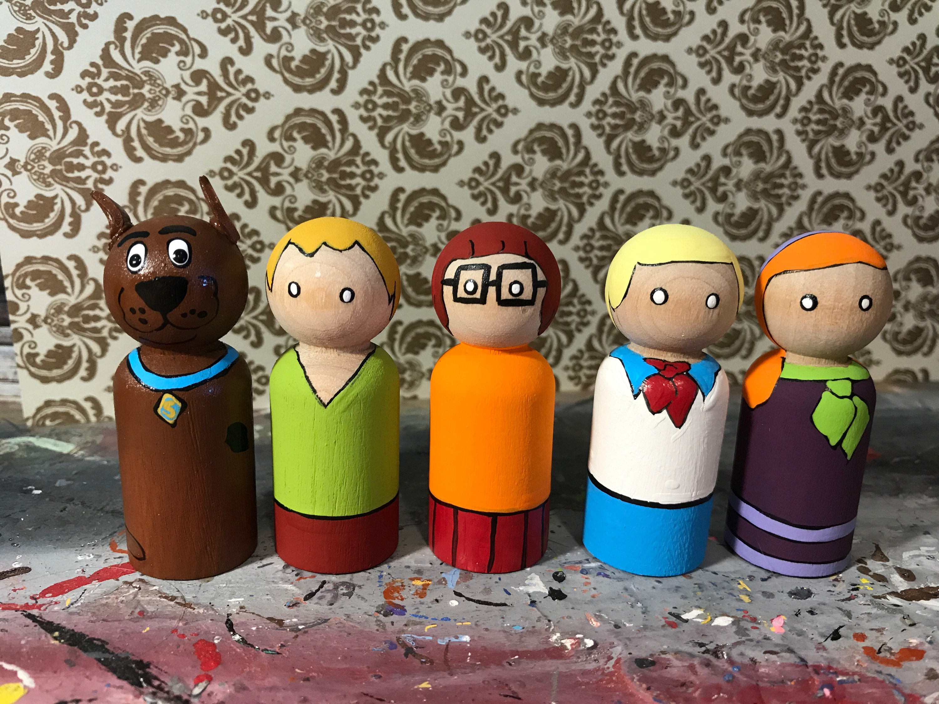 Scooby Doo ~ Peg People | Peg people, Crafts for kids, Crafts