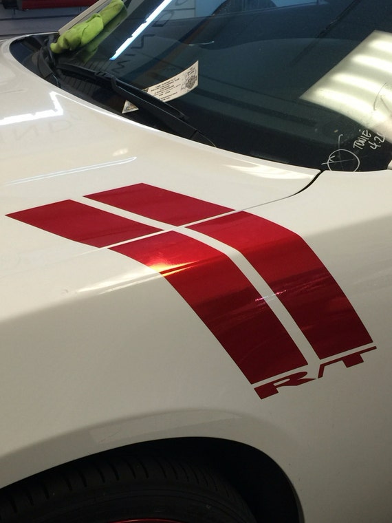 Dodge Challenger Charger RT Fender Stripes Vinyl Sticker Decal