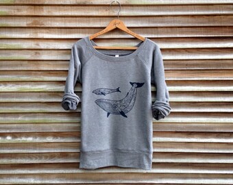 me and mama Whale Sweatshirt, Gift for Mom on Mother's Day
