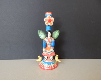 Mexican Folk Art Candle Holder