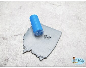 Personalized Polymer Clay Stamp / Clay Stamp / Personalization Stamp / Fimo Stamp / Premo Stamp | Soap Stamp