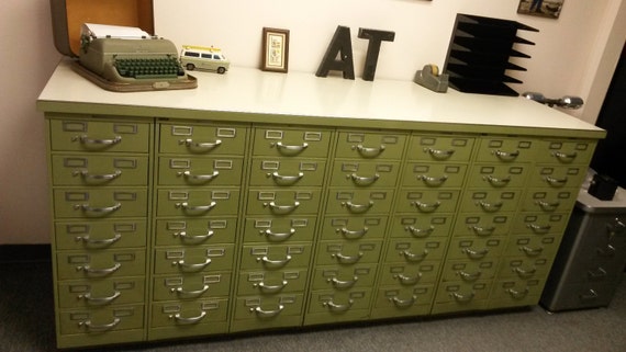 Vintage Industrial Steelcase Index Card Filing Cabinet Set 49 Like this item? - Vintage Industrial Steelcase Index Card Filing Cabinet Set 49