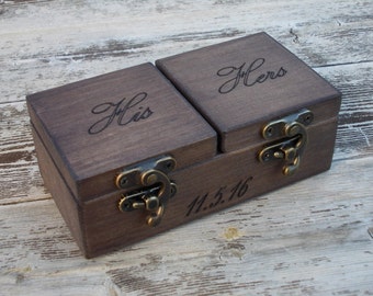 rustic ring bearer box reclaimed wood ring box wood ring box wedding ring box wedding ring holder Proposal ring box wedding ring holder