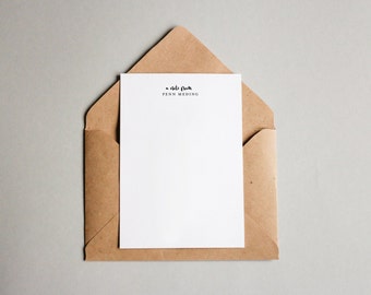 Personal Stationery Notecard (5x7)