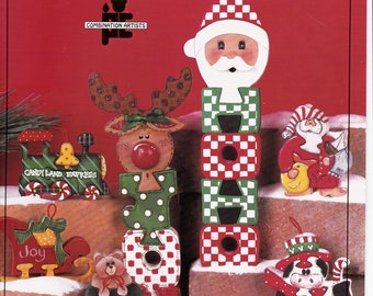 Christmas Wooden Cut Out Patterns and Painting Instructions Booklet