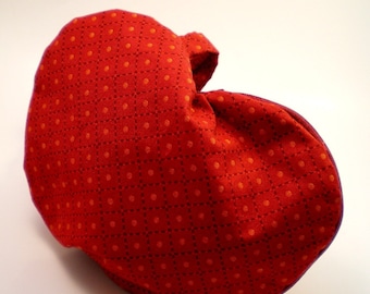 Heart Shaped Bag in Red