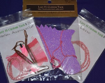 Breyer model horse tack accessories set!