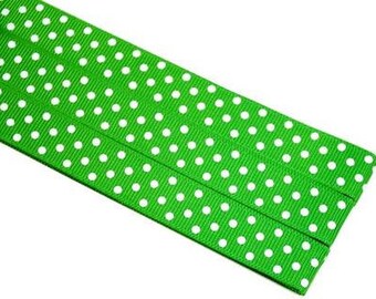 Pattern Magnet - Chart Keeper Magnetic Bookmark - Polka Dots (Kelly Green)