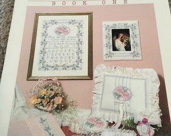 APRILSALE Dimensions Wedding Treasures by Nancy Rossi Book One counted cross stitch booklet