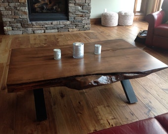 Toronto Live Edge Coffee Table Live Edge Bar Live Edge Furniture Wood Slab Tables