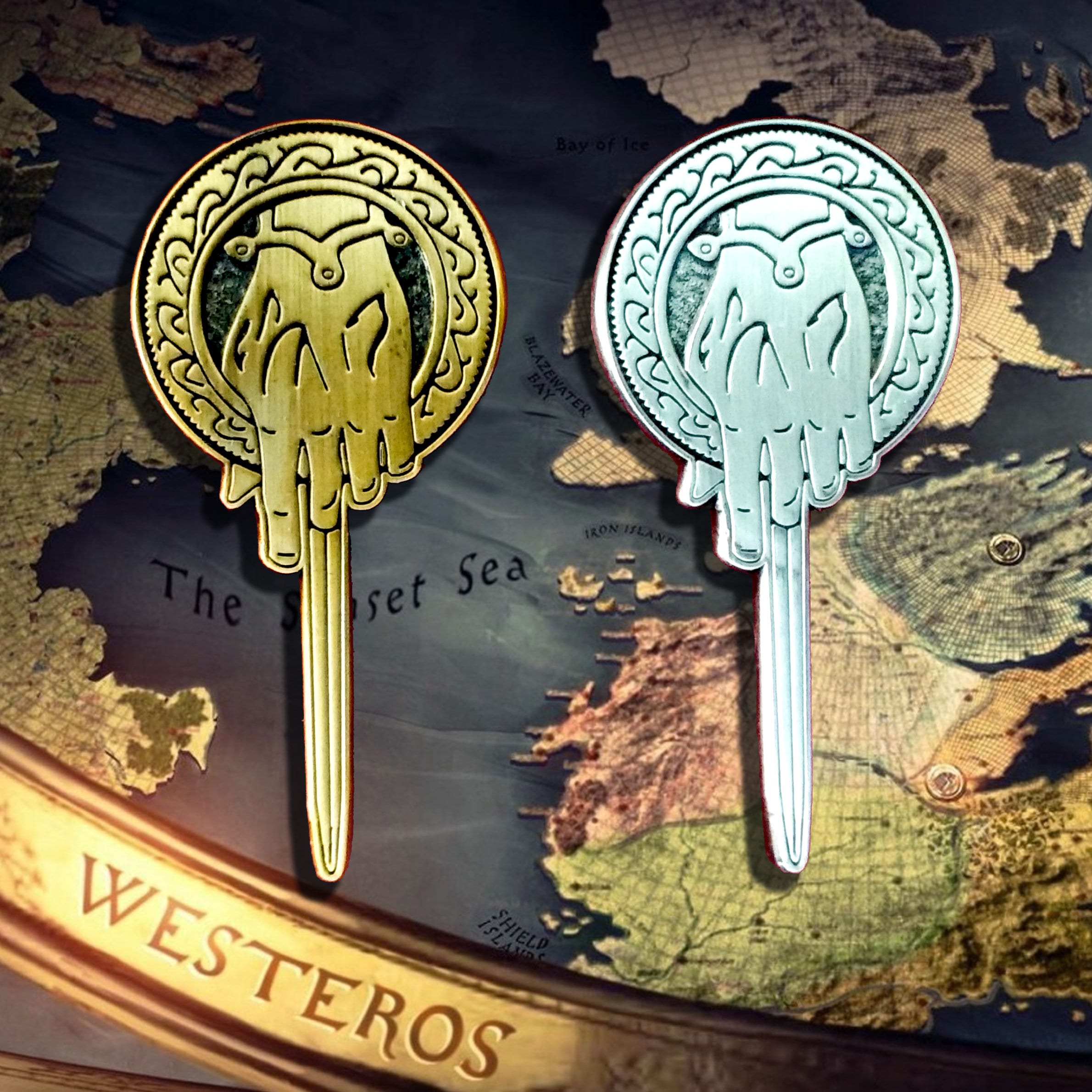 Game of Thrones enamel lapel PIN / Hand of the King Queen
