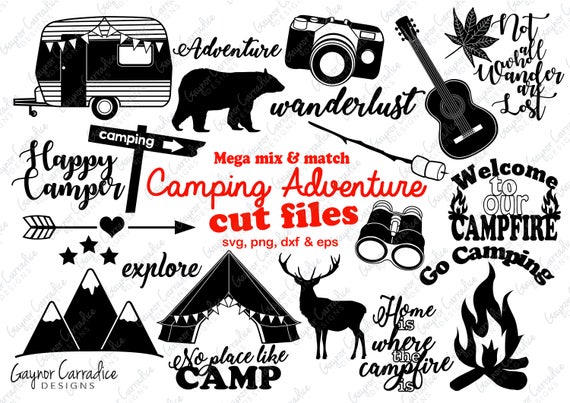 Download camping svg bundle camping svg happy camper cutting files