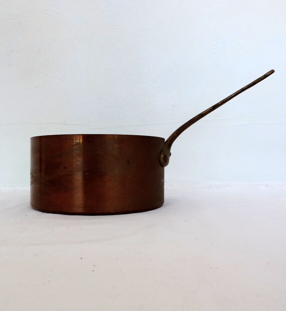 Casserole cuisson Vintage Français 1mm cuivre pot avec