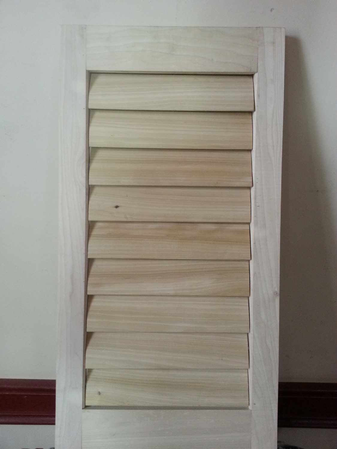 Plantation Shutters Solid Wood Unfinished Poplar