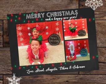 Digital Christmas Card - Holiday Cards - Merry Christmas Cards - Photo Christmas Cards
