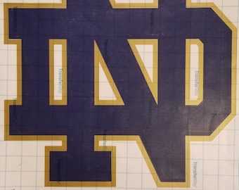 Notre Dame Fighting Irish Logo Vinyl Decal (5-9 Inches) - Windows, Walls, Cars, Indoor, Outdoors