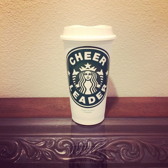 Cheerleader Starbucks Reusable Coffee Mug Cup Cheerleader Starbucks Reusable Coffee Mug Cup