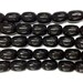 black onyx barrel beads - black agate drum beads - natural gemstone beads- stones for jewelry making - jewelry beads and stones -15inch