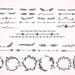 35 x Hand Drawn Text Dividers and Floral Ornaments Clipart/SVG,png 300 ppi,eps,jpg