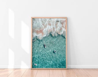 Ocean Waves Print, Ocean Water, Ocean Waves Beach Coastal Wall Decor, Beach Art, Printable Poster, Digital Print, Digital Download, Water
