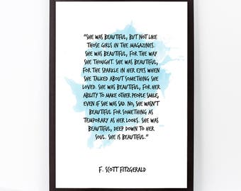 F Scott Fitzgerald F Scott Fitzgerald Quote F Scott Fitzgerald Art Watercolor Quote F Scott Fitzgerald F Scott Fitzgerald Quote F Scott Fitzgerald Art Watercolor Quote
