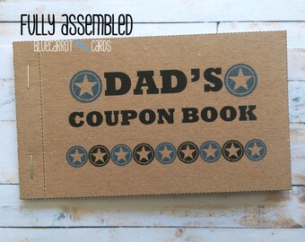 Father's Day, Fathers Day Gift, Dad Love Coupon Book, Dad Gift, Father Gift, Gifts For Dad, Fathers Day Card