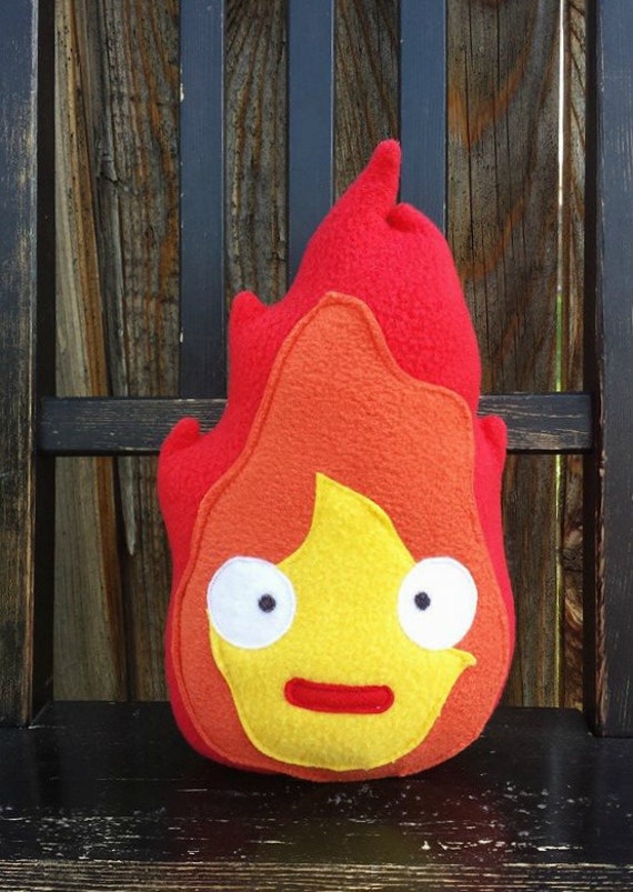 Calcifer Pillow plush cushion gift Howl's moving