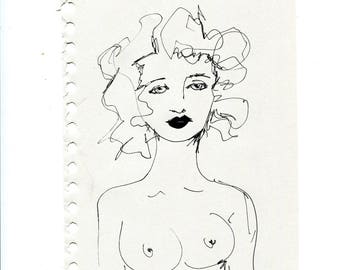 Violet, portrait of woman