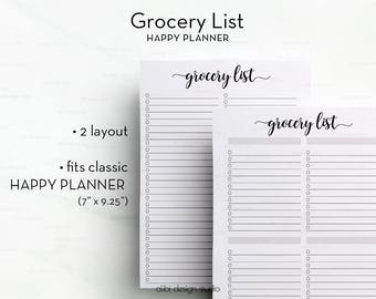 EDITABLE Printable Anything List To Do List Shopping List
