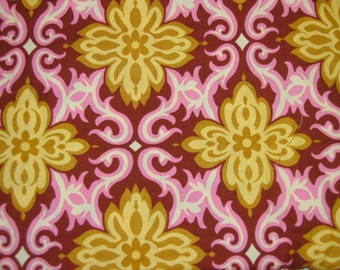 Amy Butler LOTUS - TEMPLE GARLAND in Clay - fabric 1 yard - selling my stash
