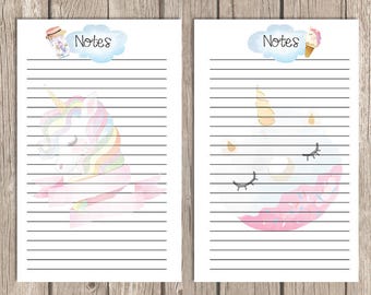 UNICORN, A5 planner Inserts, planner inserts, notes, kikki k, filofax, hexagon, unicorn, diary, writing