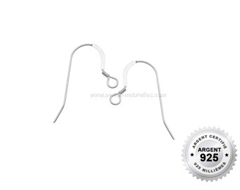 Silver 925 - 2/10/50 Earring Hooks 18mm