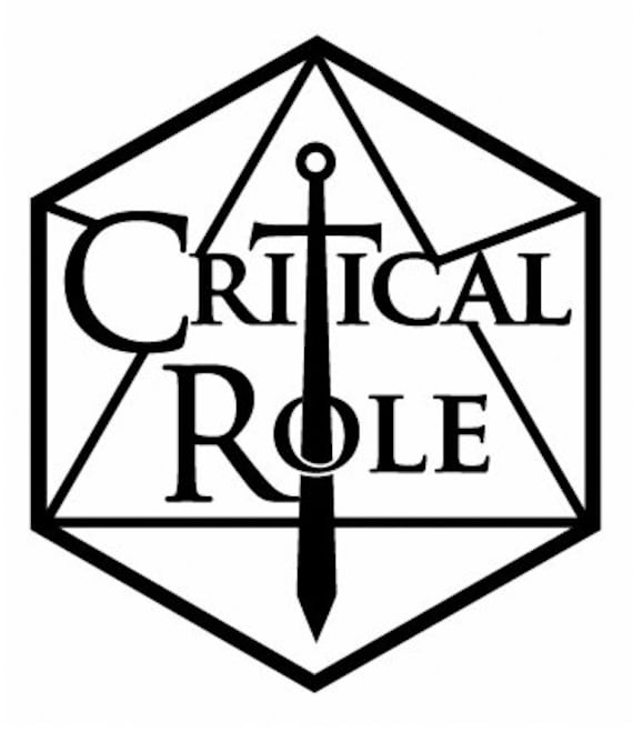 Critical Role Decals Logo Team Phrase