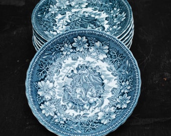 Coaching Taverns Royal Tudor Ware Saucer