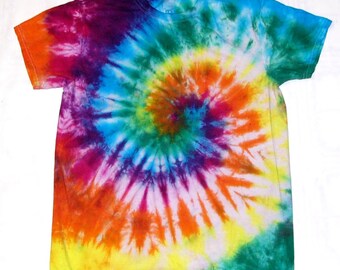 Tie Dye Shirt Spiral 100% Cotton