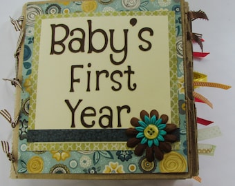 Baby's First Year Scrapbook