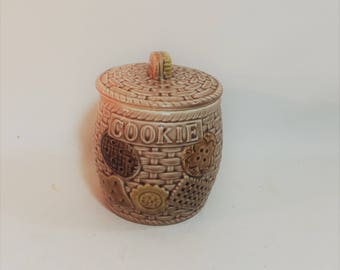 Vintage Small Cookes/Wafers Cookie Jar