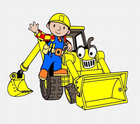 Bob The Builder Cut Canvas Scan And Cut Digital Cut File Coreldraw