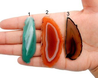 Colorful Agate Slices - You Choose (RK38B12-11)