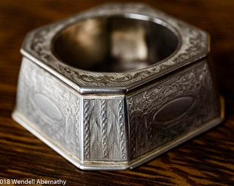 Vintage Inkwell Holder by Gorham 1910 - first piece of three