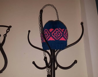 Fair isle knit hat