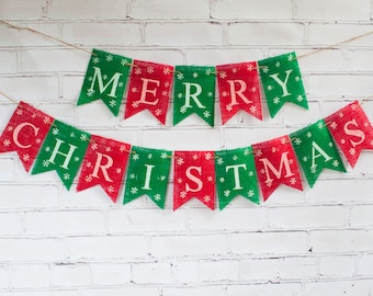 red green merry christmas banner christmas burlap banner merry christmas burlap banner - Burlap Christmas Banner red green merry christmas banner christmas burlap banner merry christmas burlap banner - Burlap Christmas Banner