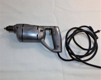 50's Vintage Craftsman "60" Metal Electric Drill with D Handle model 315.7910