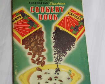 Vintage Cook Book - Australian Sunshine Cookery book 1939