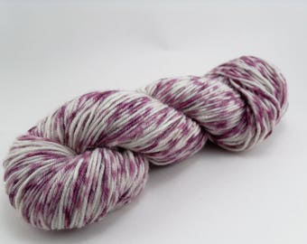 Hand dyed Yarn Sparkling Silver Fairy Dust 100 gram skein handdyed hand-dyed