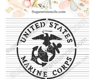 Soldiers Army Marines Military Stencil – 8.5 X 11 Inches – FAST FREE SHIPPING!