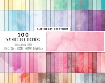 100 Watercolour texture paper digital paper cute clipart paper watercolor pattern paper watercolour paper download digital paper