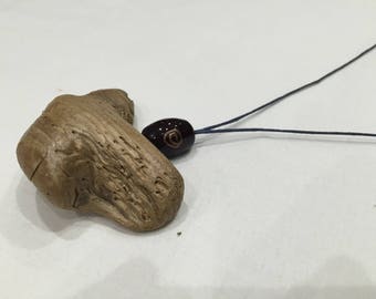 Driftwood necklace and beads