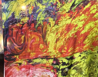 Digitally printed art beach wrap