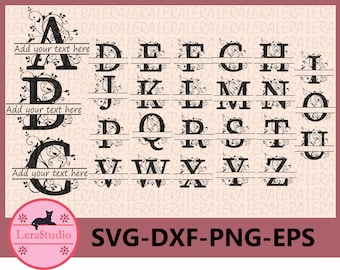 60 % OFF, Alphabet Svg, Split Letter Monogram, Alphabet Split Monogram Svg, Alphabet floral frame Font Svg, Dxf, Eps, Png, Calligraphy Font